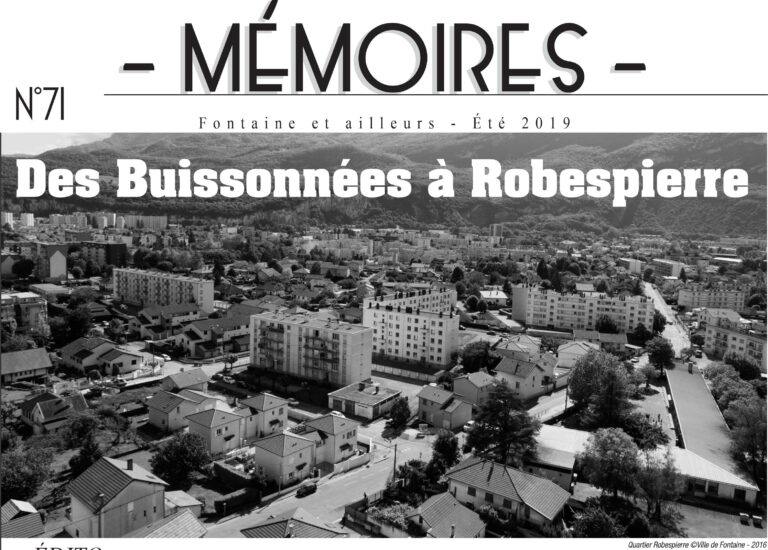 Bulletin n°71 Des Buissonnées à Robespierre