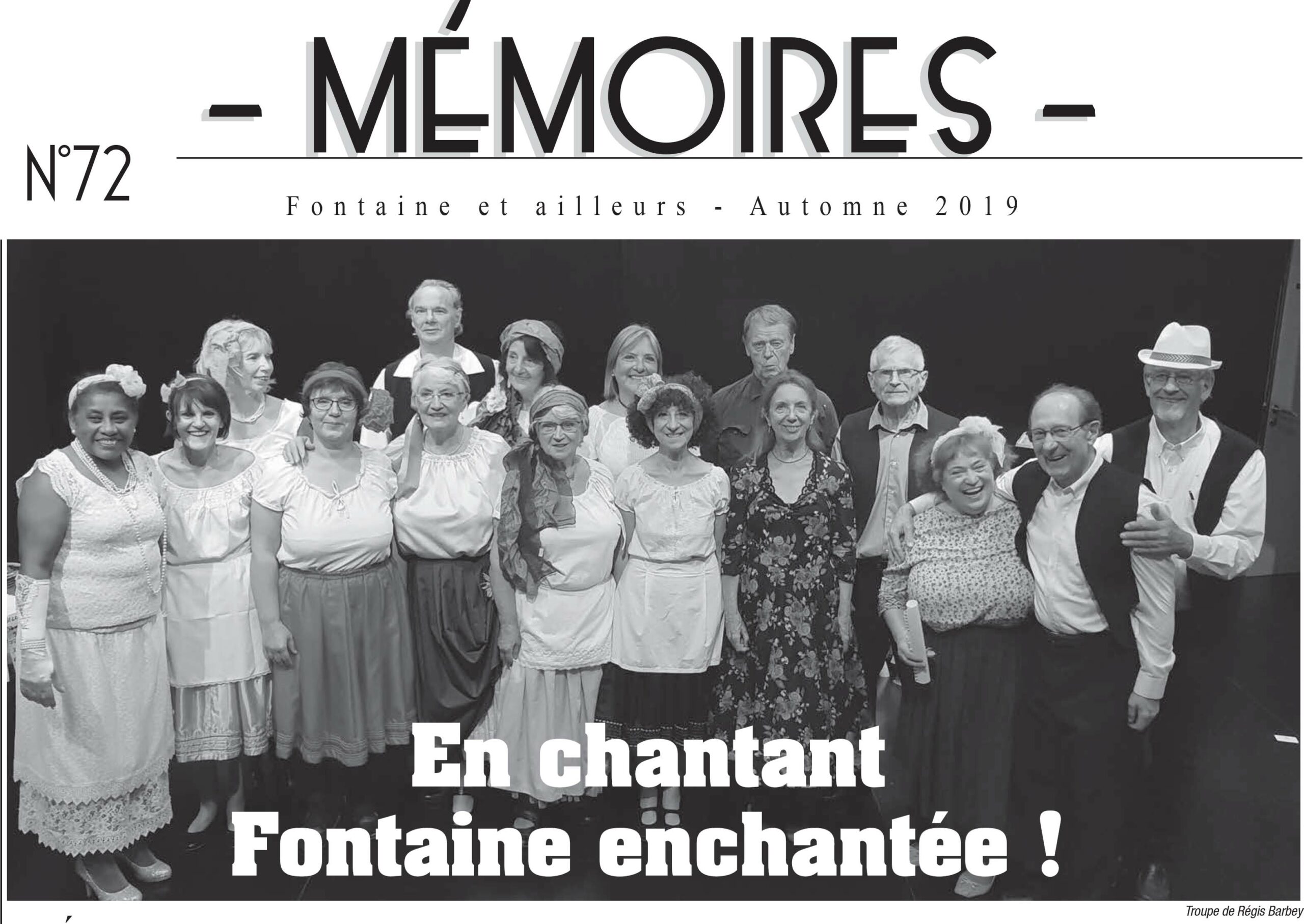 Bulletin n°72 En chantant Fontaine enchantée