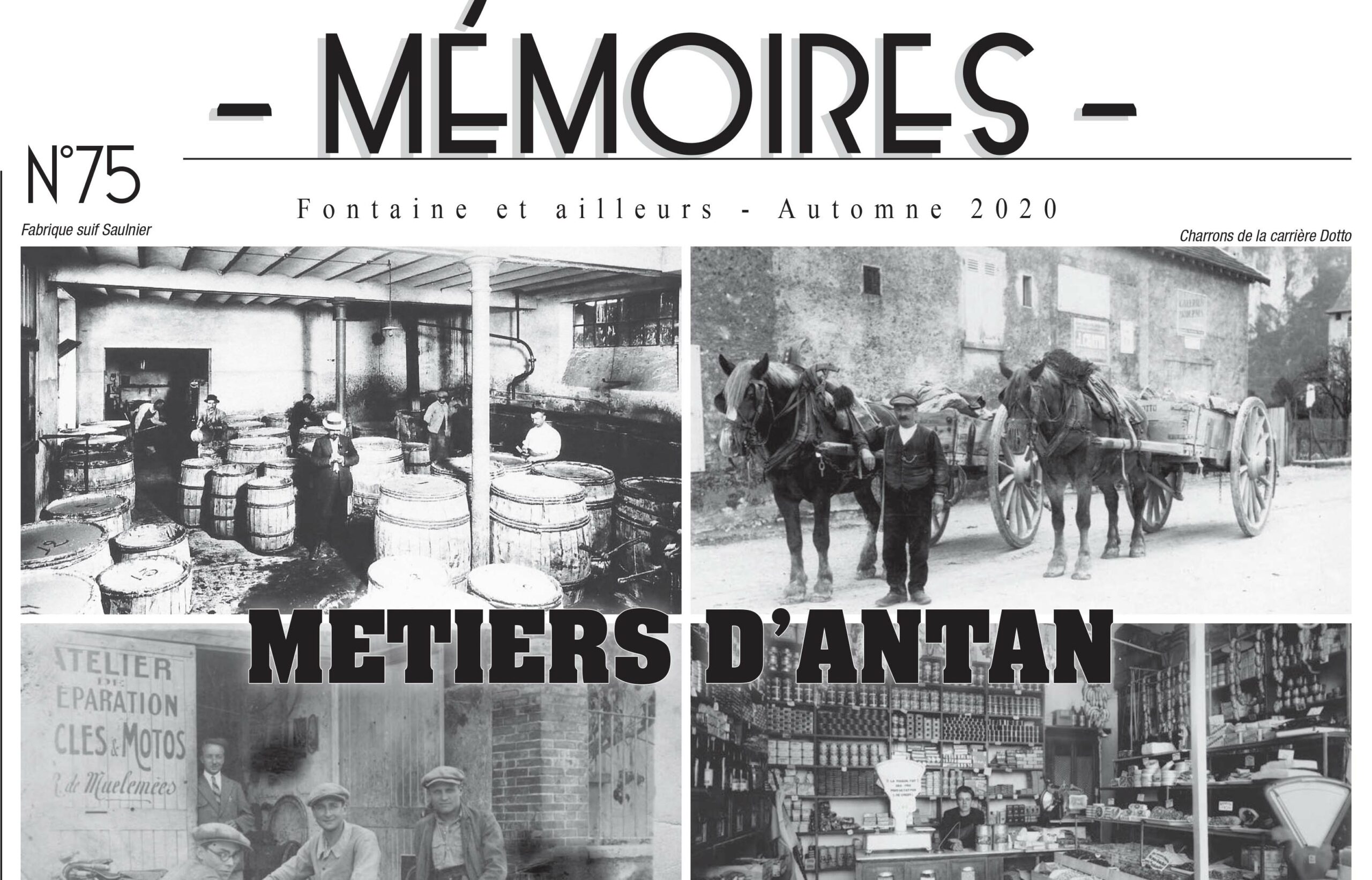 Bulletin n°75 Métiers d'antan