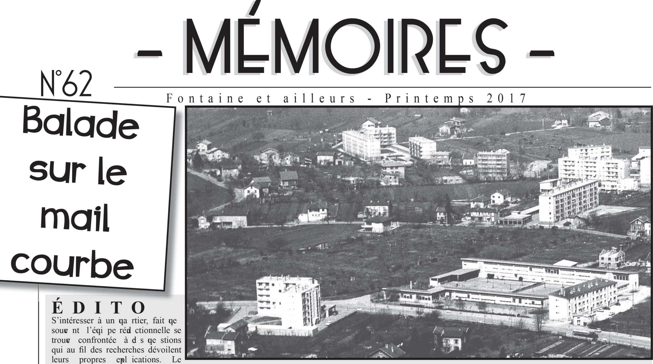 Bulletin n°62 Balade sur le Mail