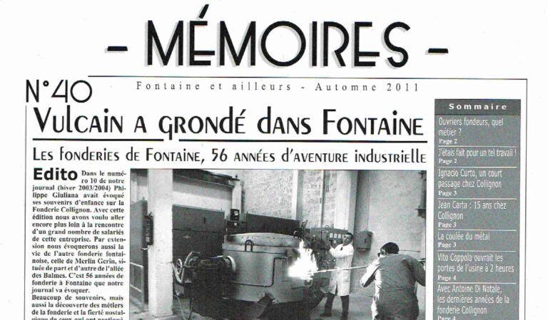 Bulletin n°40 Les fonderies