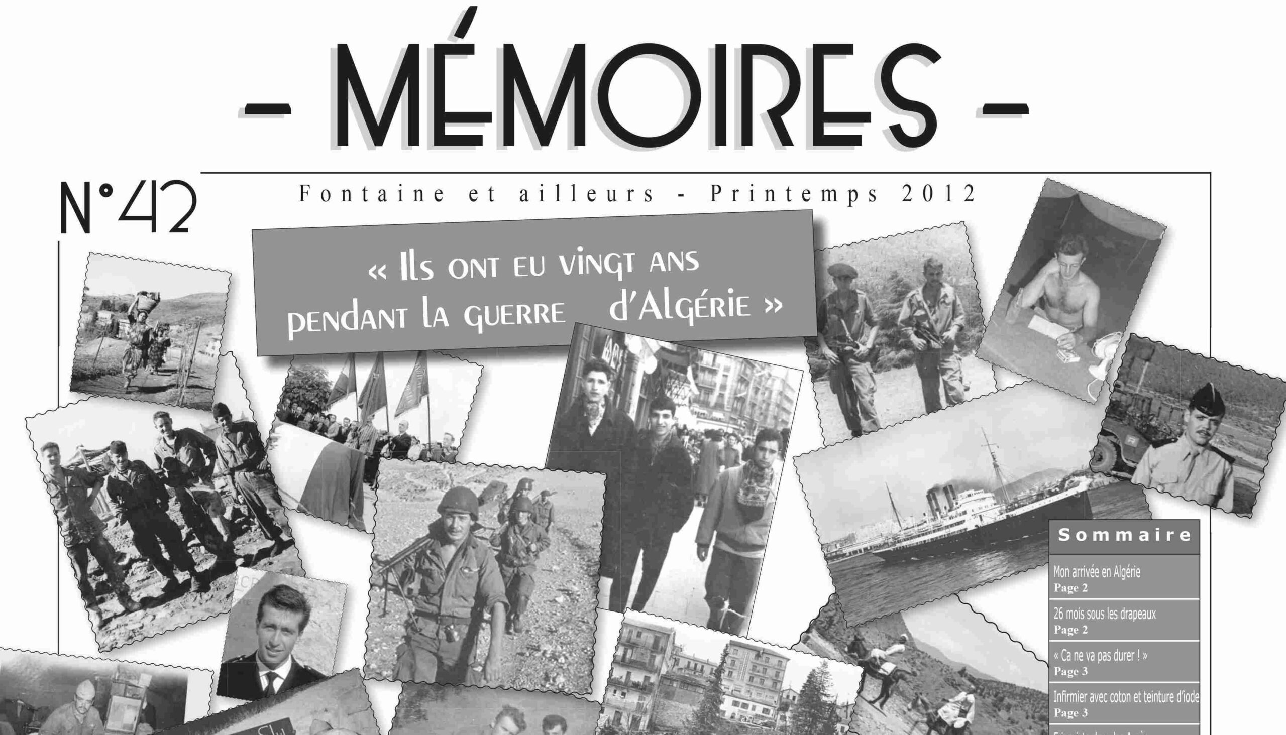 Bulletin n°42 Guerre d'Algérie