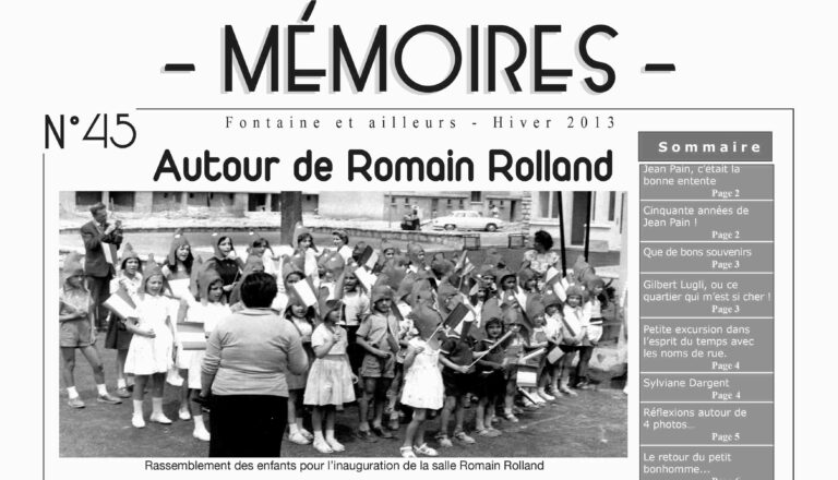 Bulletin n°45 Romain Rolland
