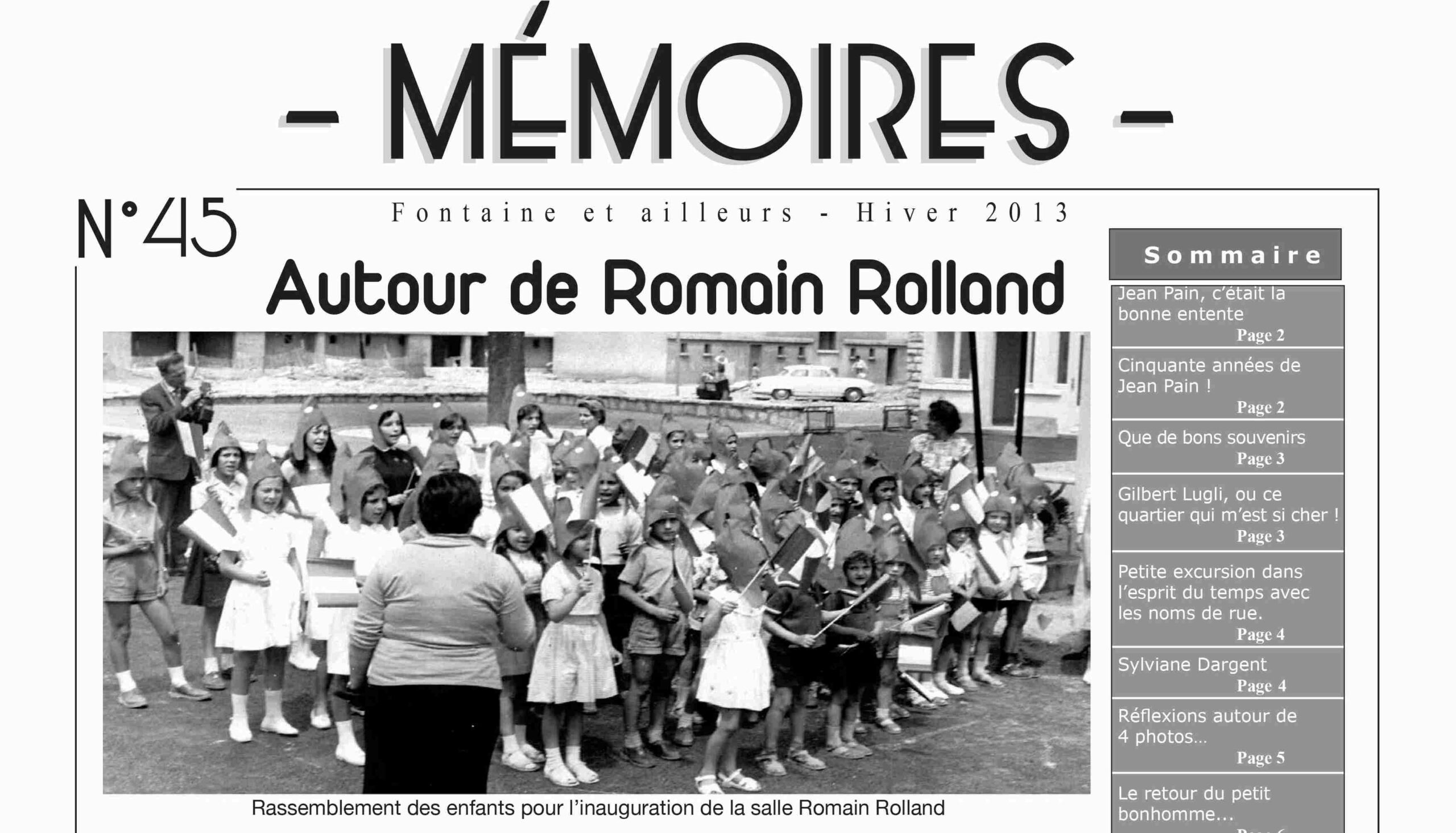 Bulletin n°45 Romain Rolland