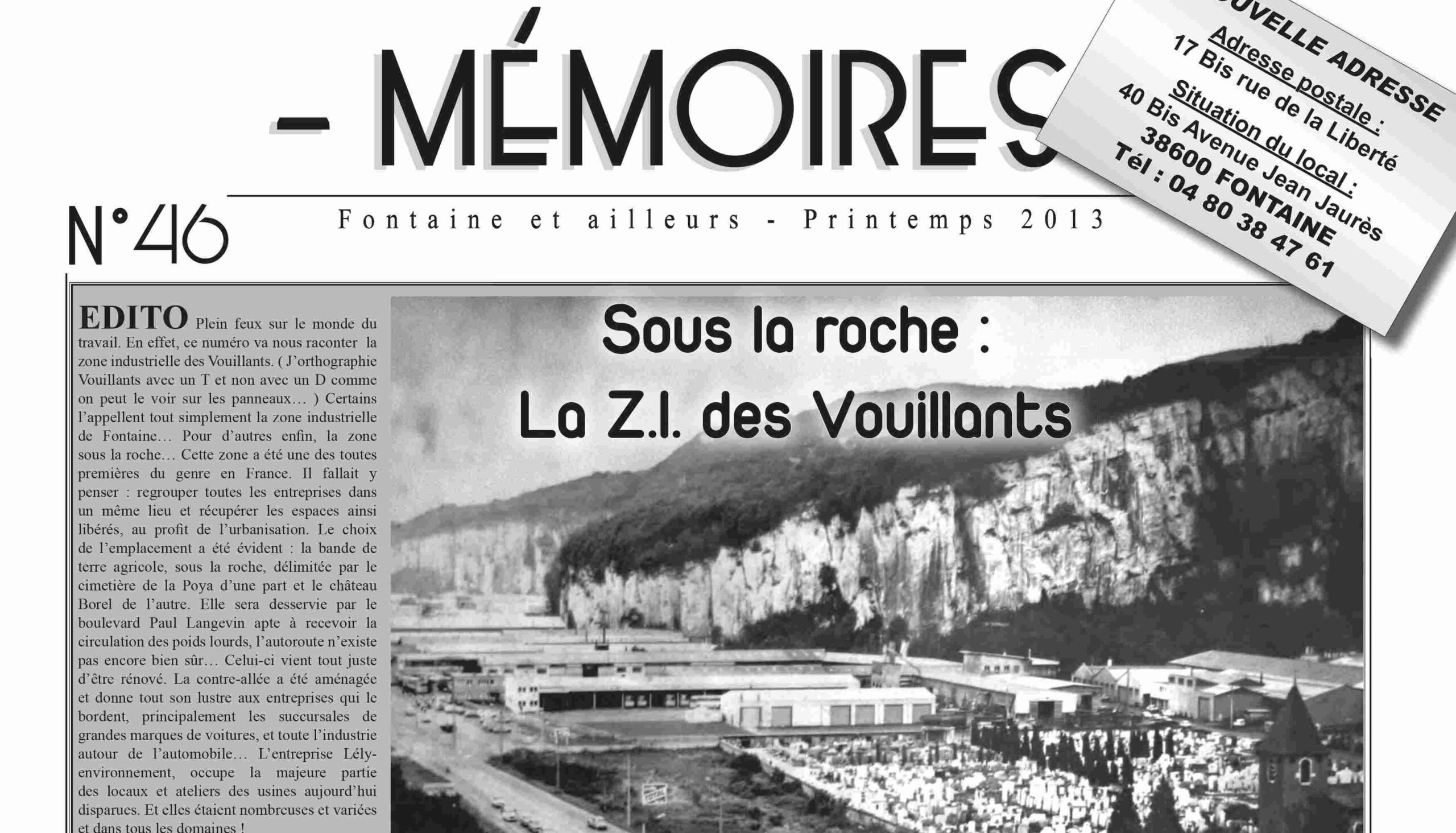 Bulletin n°46 ZI des Vouillants