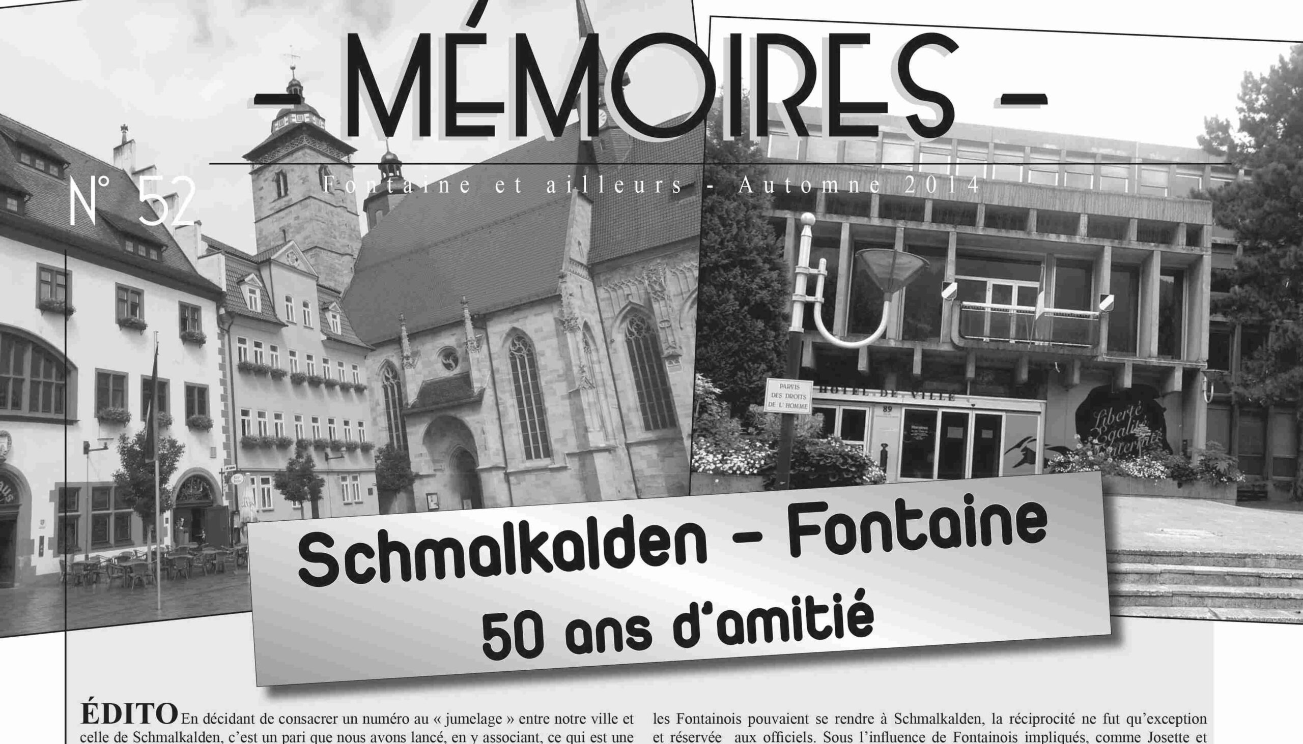 Bulletin n°52 Schmalkalden-Fontaine