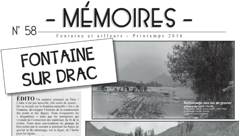 Bulletin n°58 Fontaine sur Drac