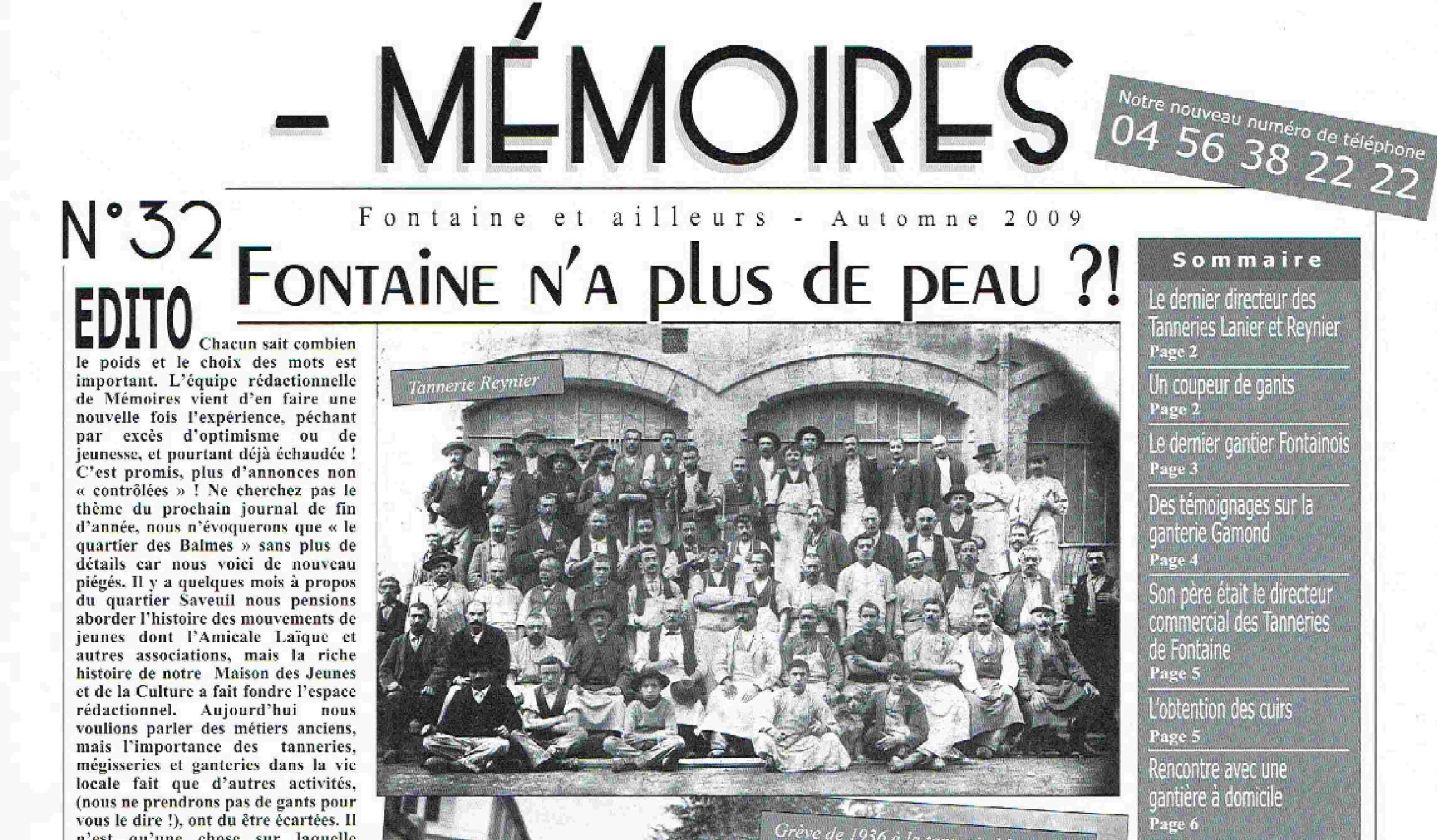 Bulletin n°32 Les tanneries