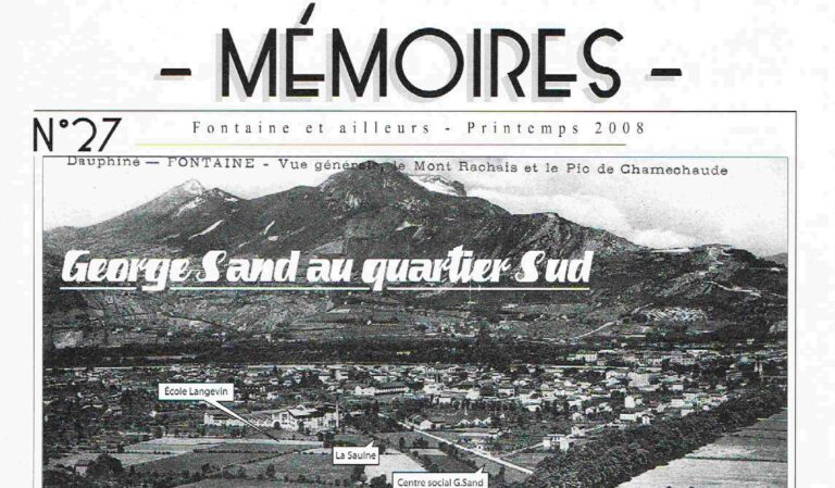 Bulletin n°27 De Georges Sand au quartier Sud