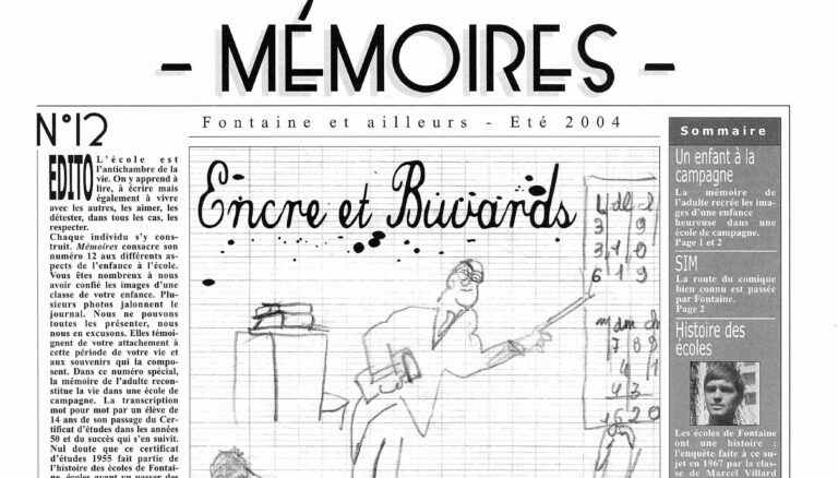 Bulletin n°12 : Encre et buvards