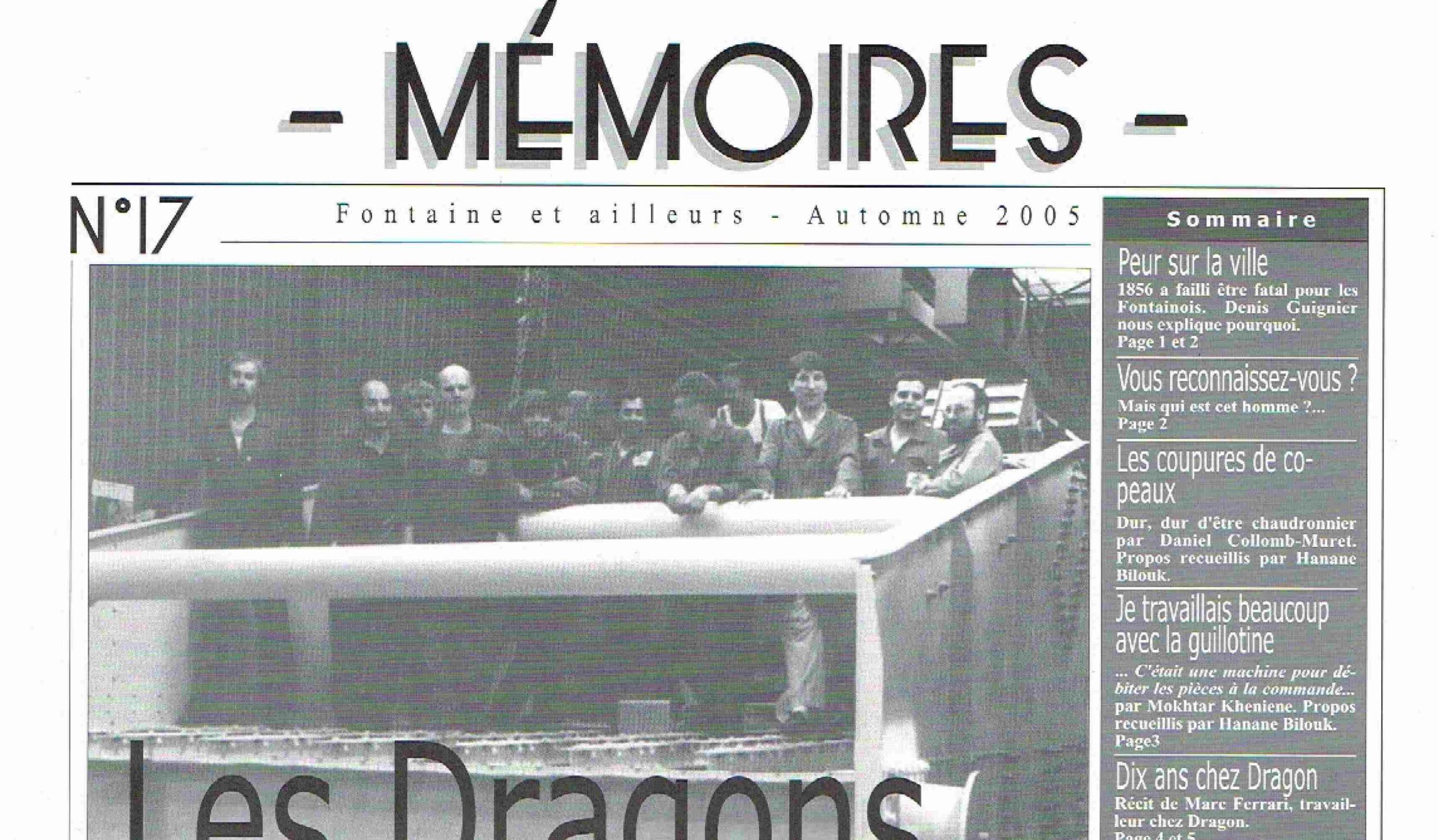 Bulletin n°17 : Les Dragons (2)