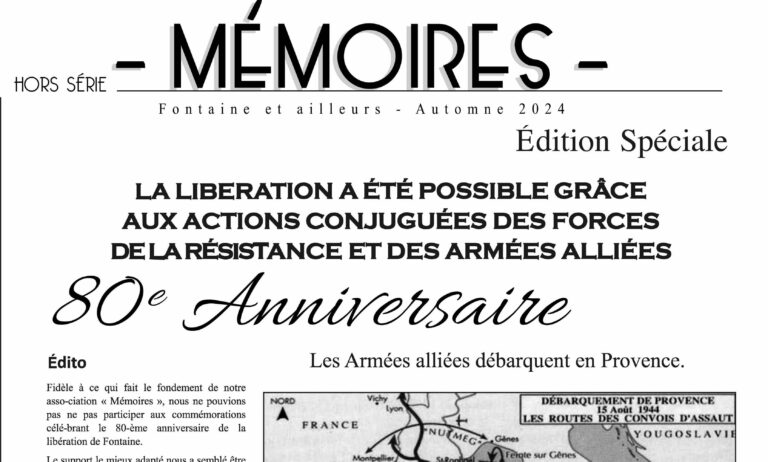 Bulletin HS N°1 : 80e anniversaire de la libération