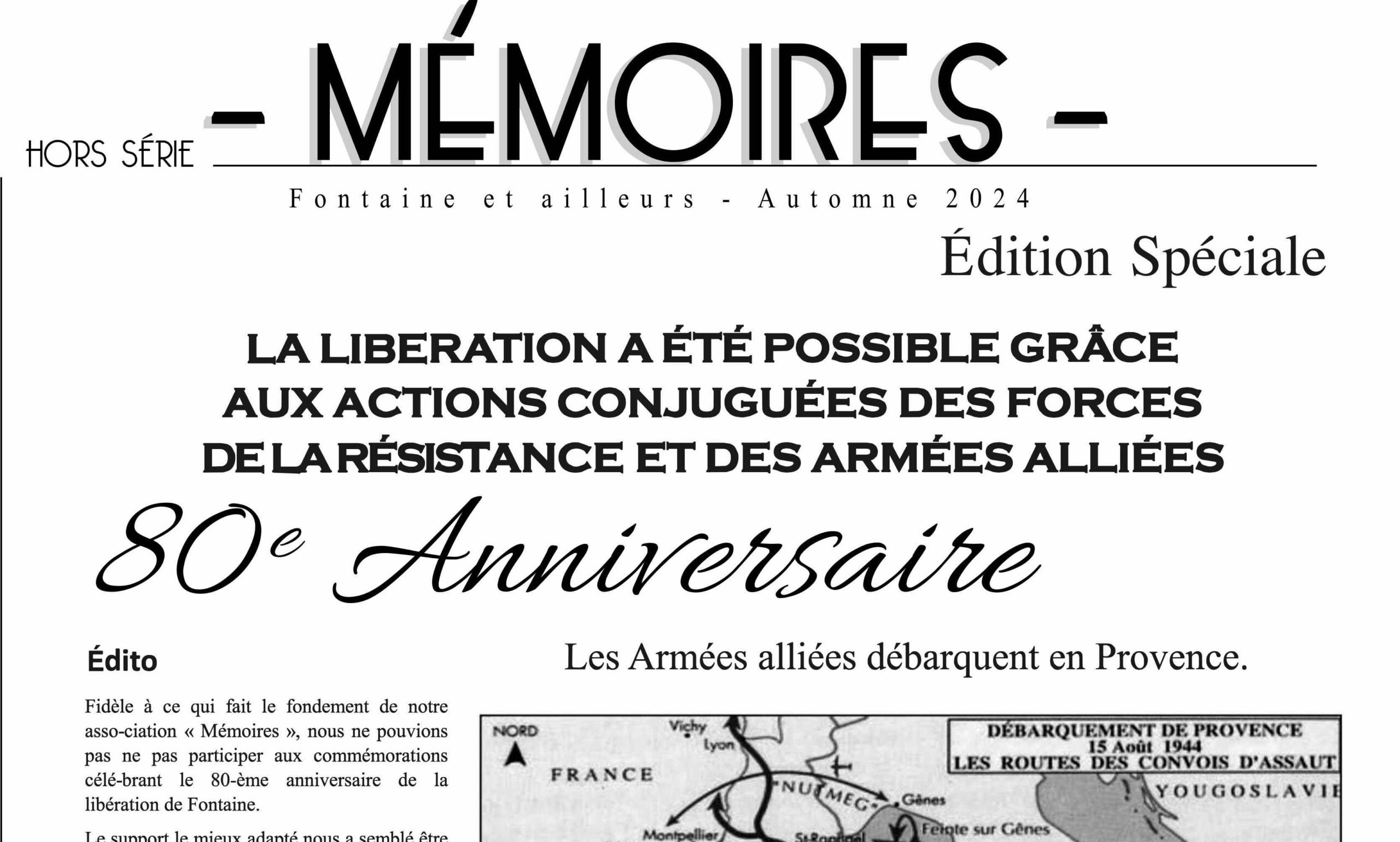 Bulletin HS N°1 : 80e anniversaire de la libération