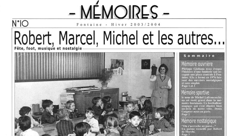 Bulletin n°10 : Robert, Marcel, Michel et les autres
